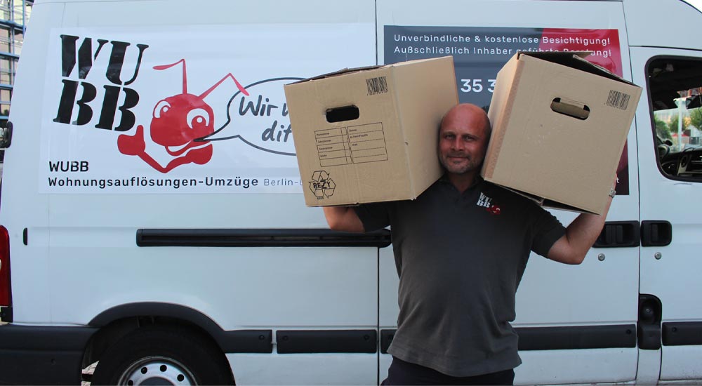 Unser Team arbeitet an einem Umzug f&uuml;r Senioren in Berlin.
